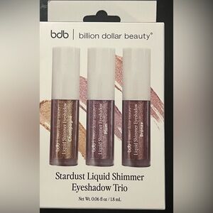 billiondollarbeauty Stardust Liquid Shimmer Eyeshadow Champagne, Plum, Bronze